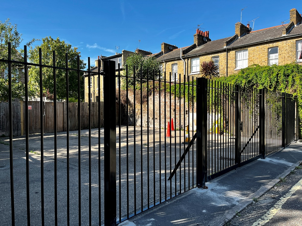 Frederick Road railings and gate